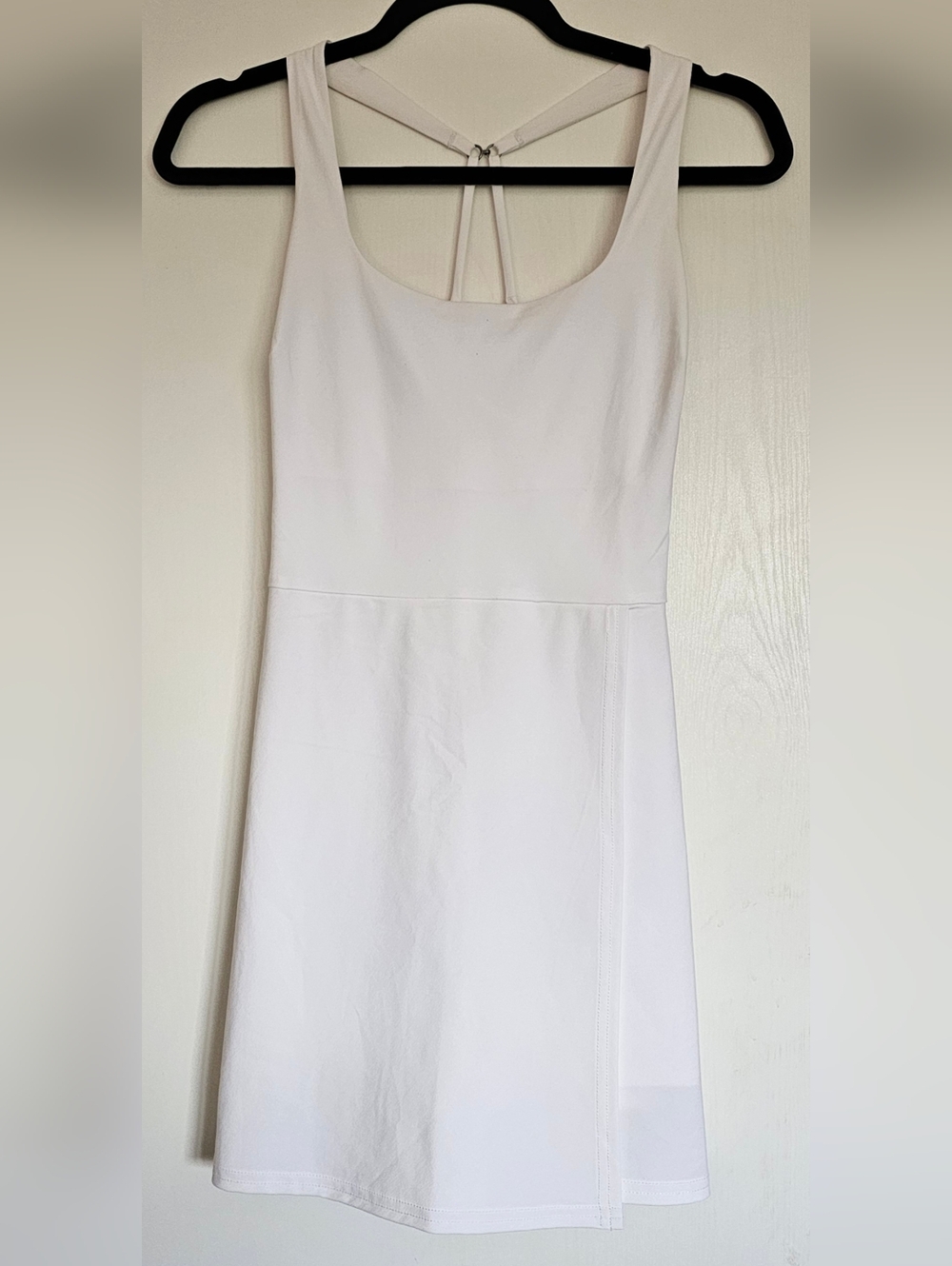 Abercrombie & Fitch White Strapless Scoop-Neck Dress